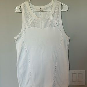Athleta White Sleeveless Tank